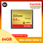 (Ori Sandisk Malaysia) SanDisk Extreme 64GB CompactFlash Memory Card (SDCFXSB-064G-G46) (SanDisk Malaysia) (CF Card)